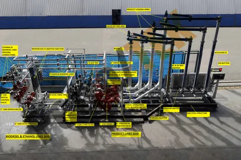 PetroTek özel tasarım skid ve pano imalatı 2