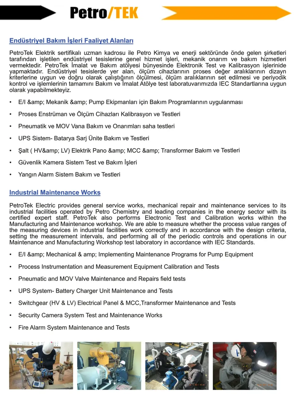 PetroTek Kurumsal Katalog — sayfa 14
